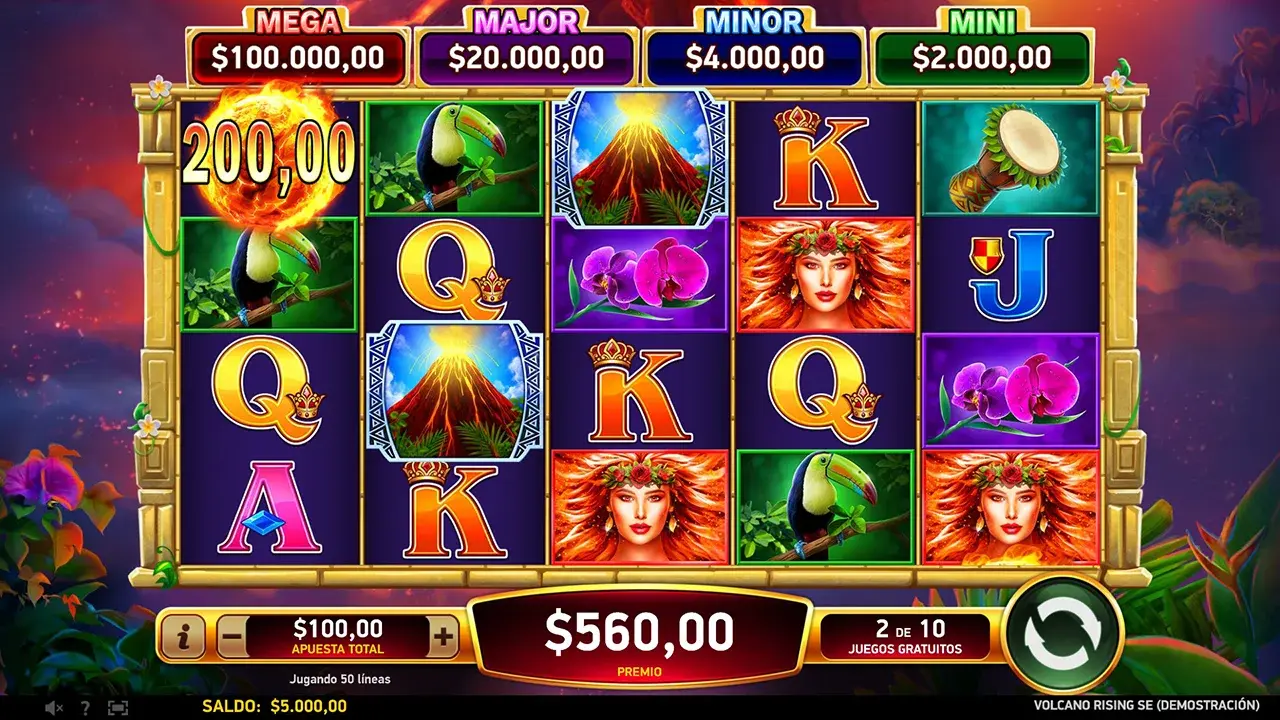 Volcano Rising SE Giros Gratis Volcano Rising SE Giros Gratis