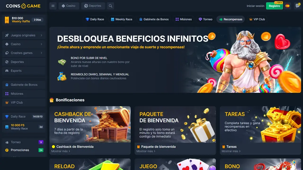 Coins.Game Casino Promos