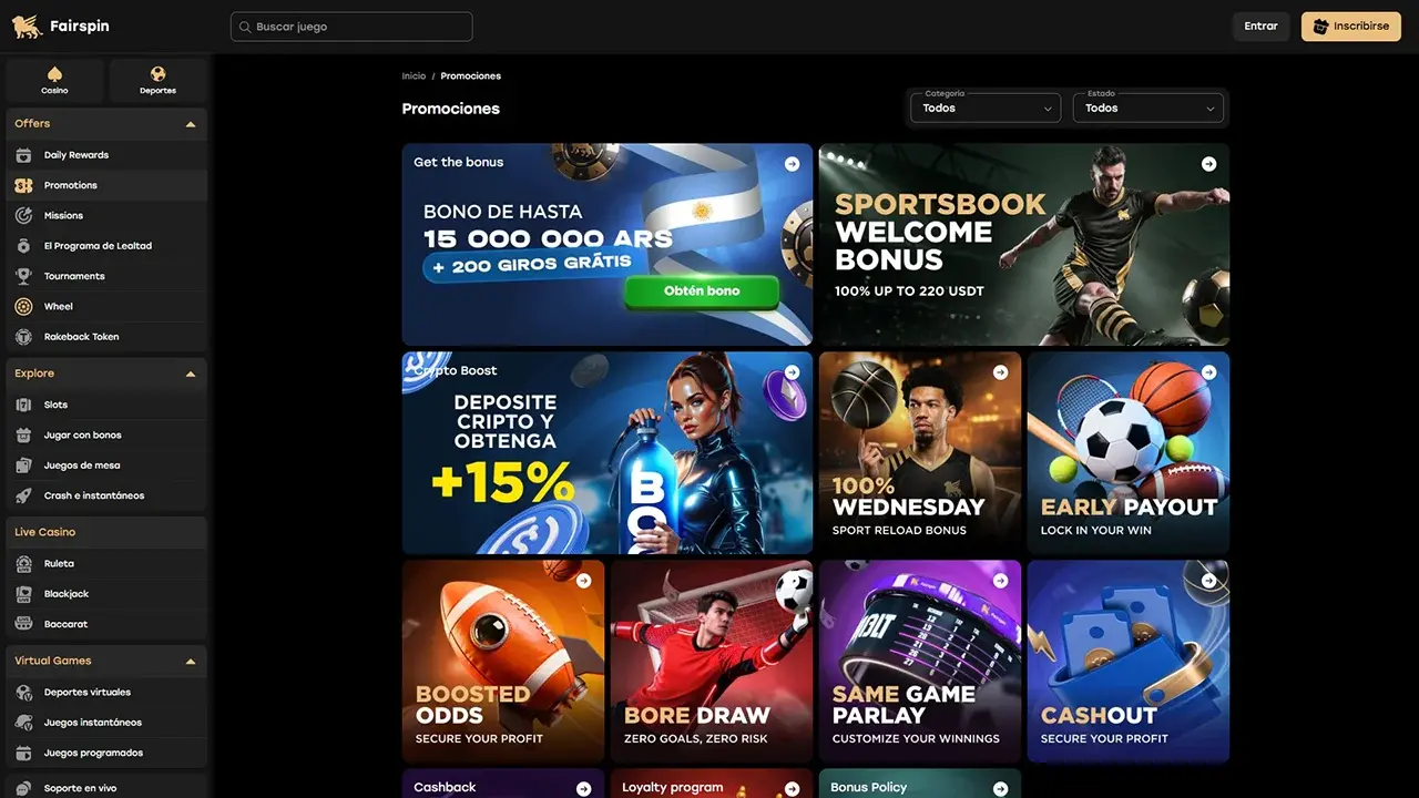 Fairspin Casino Promos