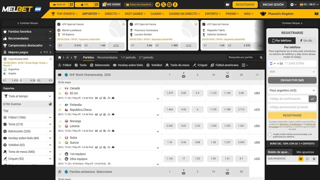 MelBet Casino Apuestas Deportivas