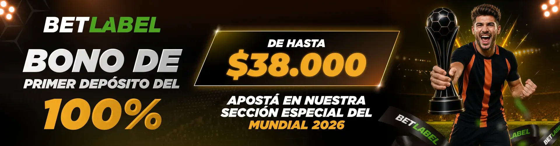 Oferta Betlabel para el Mundial 2026 en Argentina