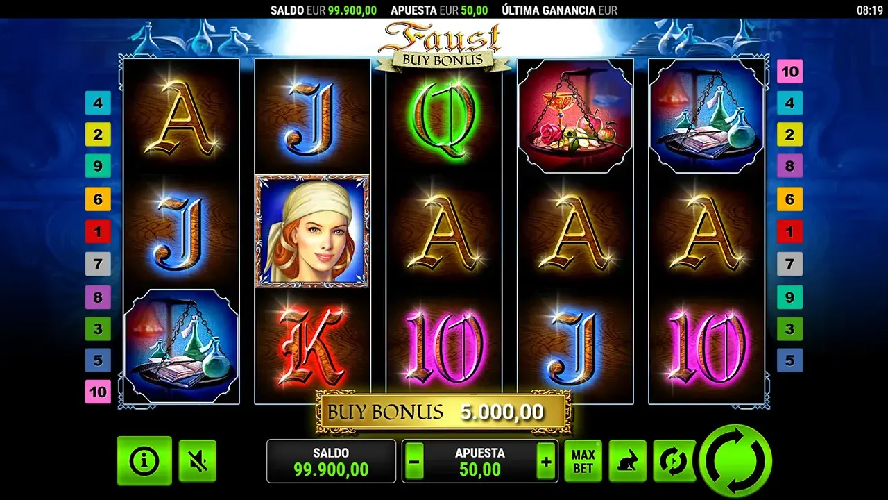 Faust Buy Bonus Juego Gratis