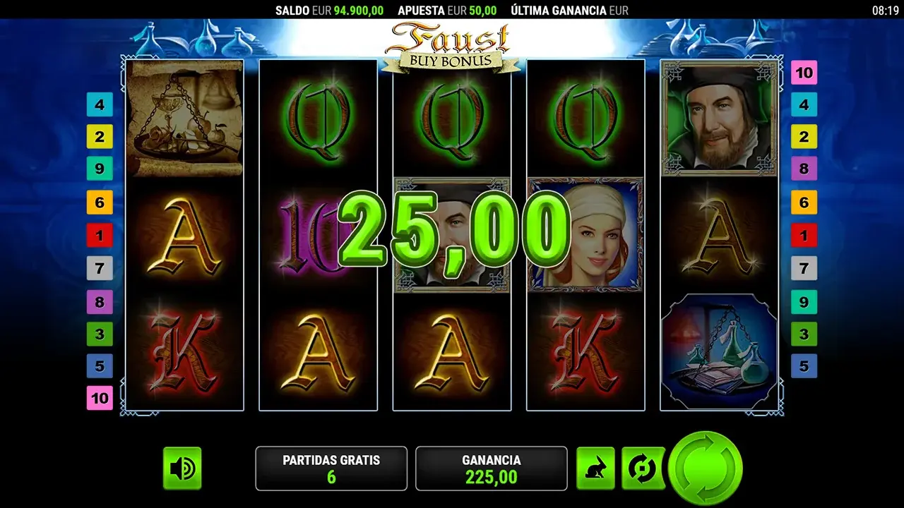 Faust Buy Bonus Giros Gratis