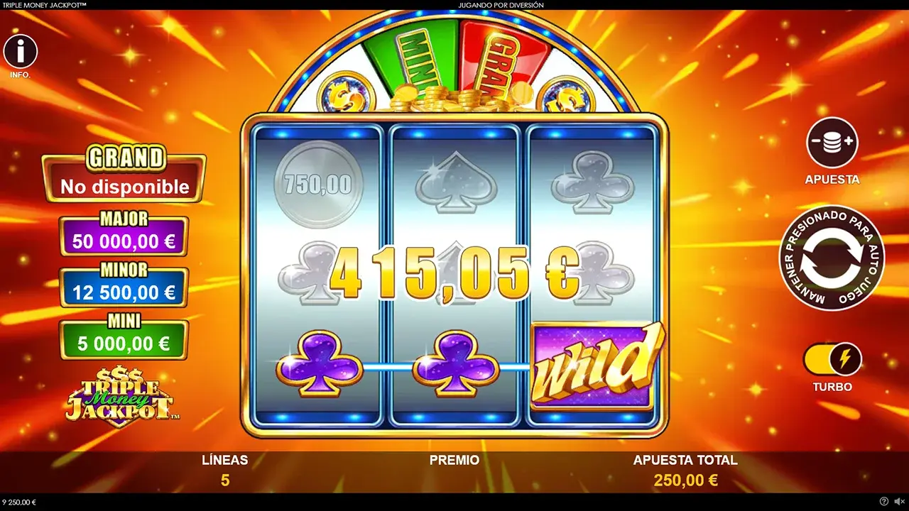 Triple Money Jackpot Ganancia Triple Money Jackpot Ganancia