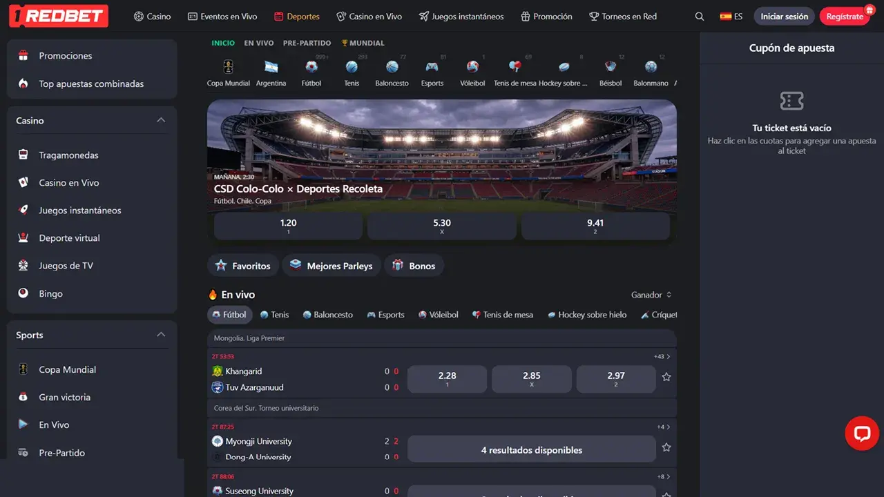 1RedBet Casino Apuestas Deportivas