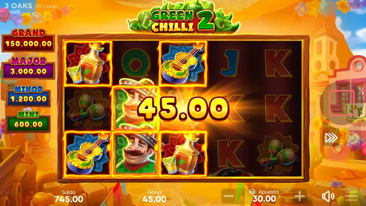 Green Chilli 2 Ganancia