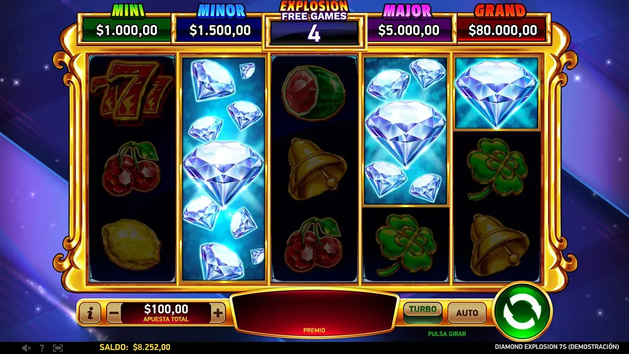 Diamond Explosion 7s Juego de Bono