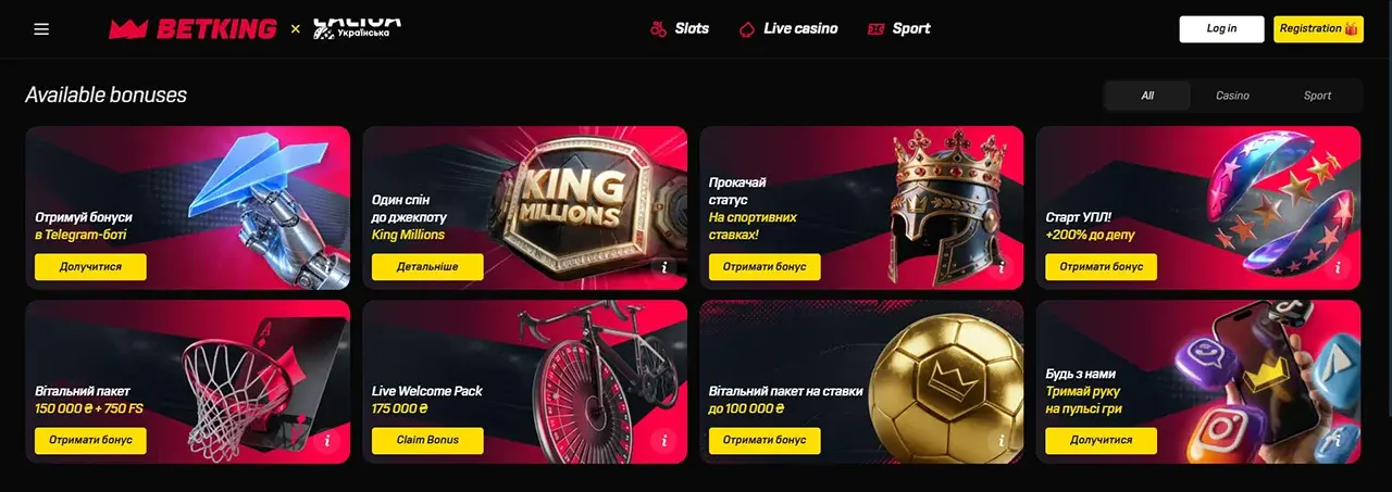 BETKING Casino Promos