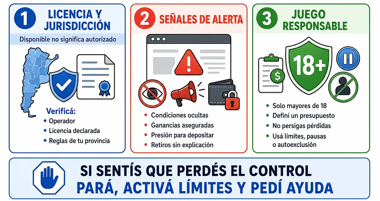 Seguridad, licencias y juego responsable en Argentina