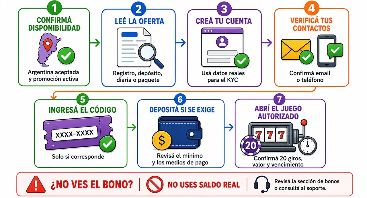 Cómo reclamar el bono paso a paso Cómo reclamar el bono paso a paso