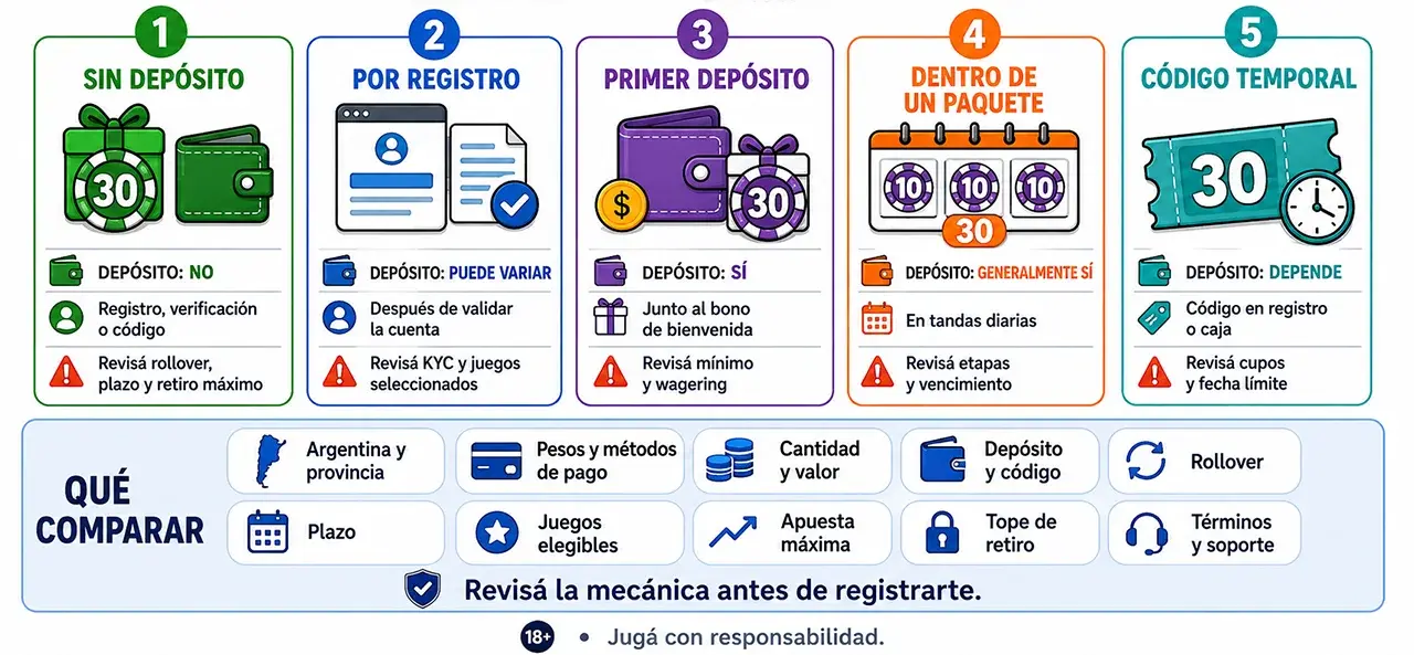 Mejores casinos con 30 giros gratis
