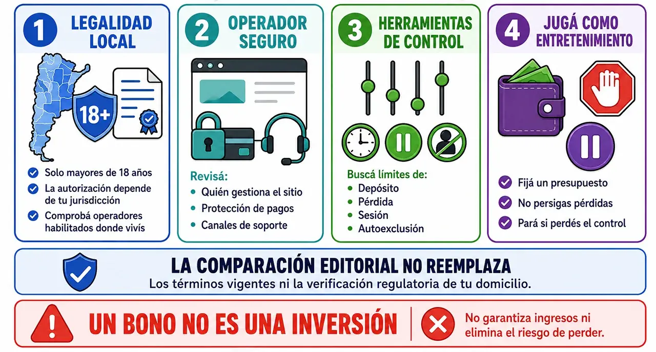 Seguridad, juego legal y responsabilidad