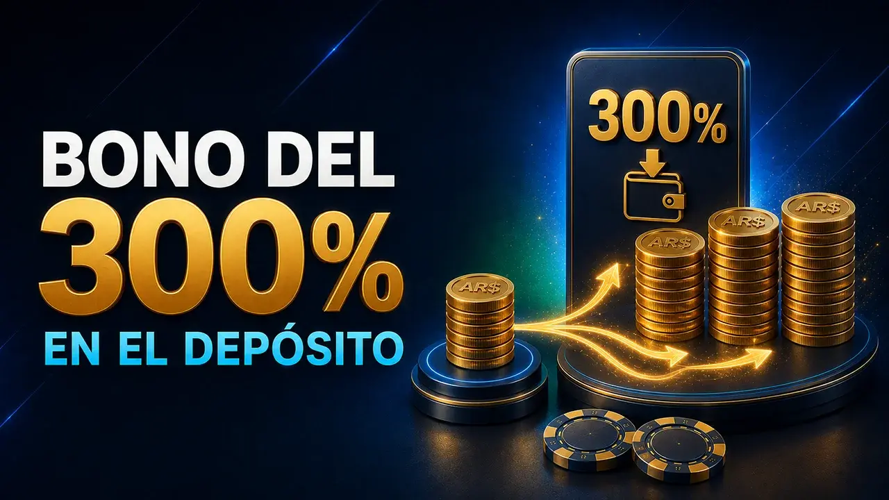 Bonos de depósito del 300% Bonos de depósito del 300%
