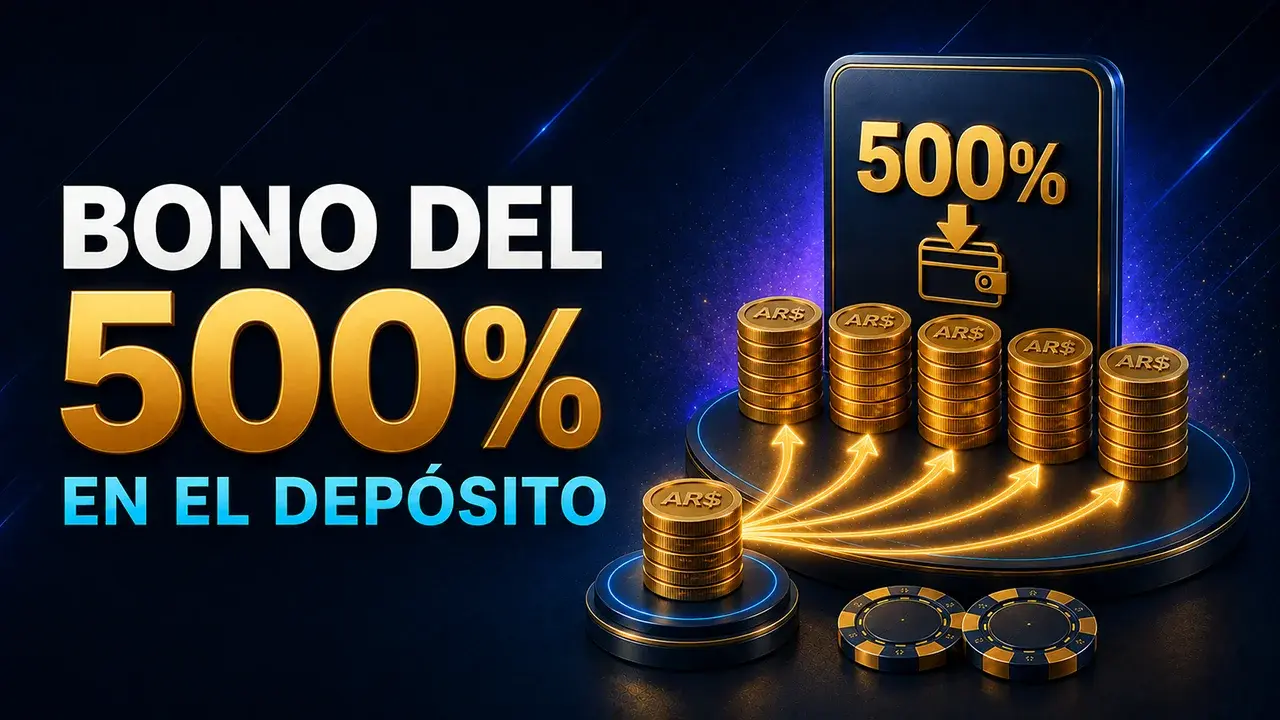 Bono de depósito del 500%