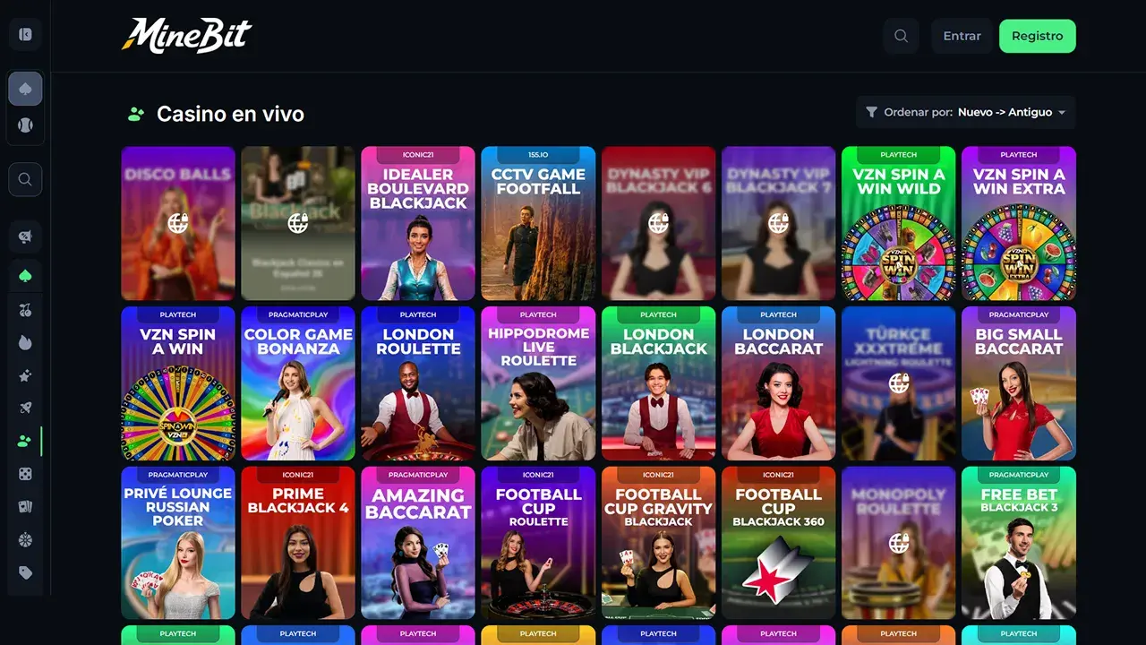 MineBit Casino Crupier en Vivo MineBit Casino Crupier en Vivo