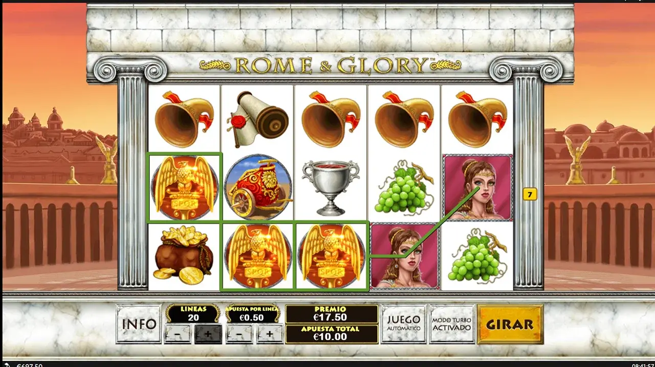 Rome and Glory Ganancia