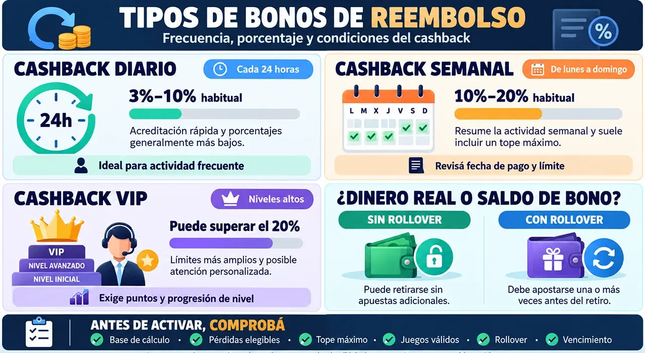Tipos de bonos de reembolso