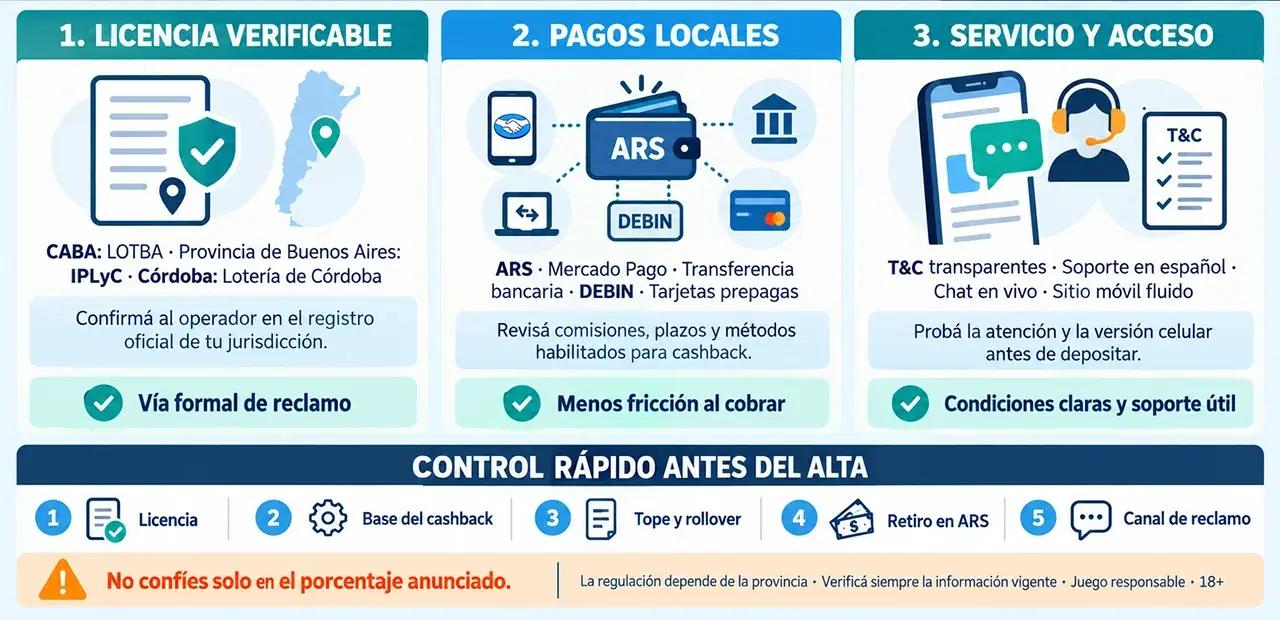 Cómo elegir un casino con reembolso confiable