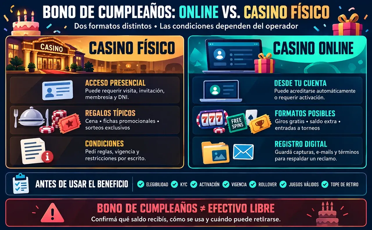 Casino online vs. casino físico