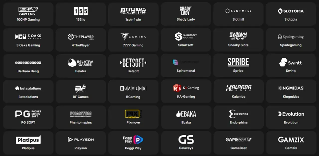BitGames Casino Proveedores BitGames Casino Proveedores