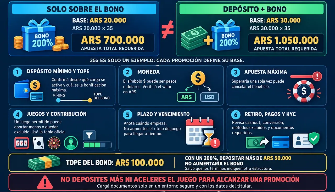 Condiciones de un bono 200%