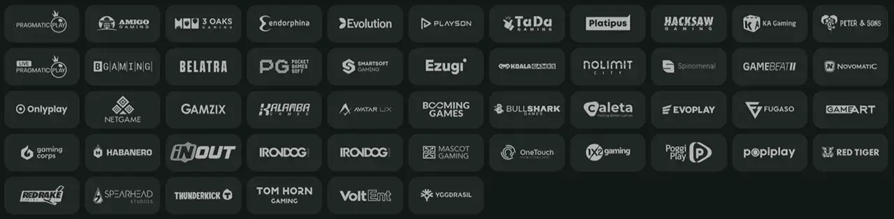 Gansobet Casino Proveedores